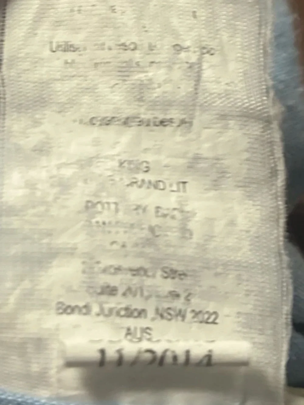 Pottery Barn 100% Linen Light Blue King Duvet Cover